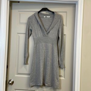 ATHLETA sized L lightweight sweater dress with hood